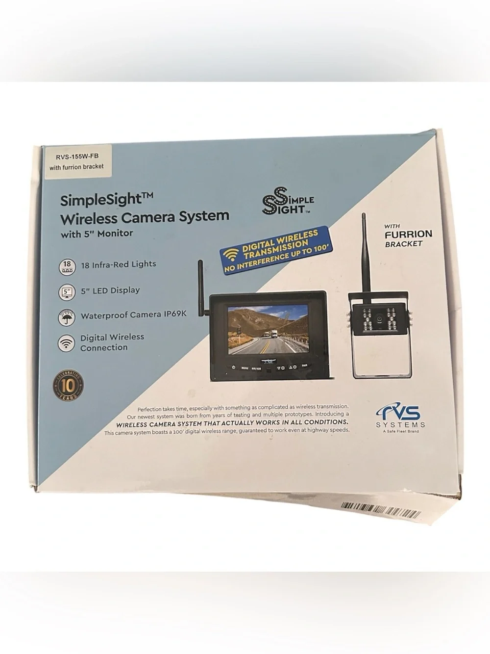 SimpleSight Wireless Camera System with 5